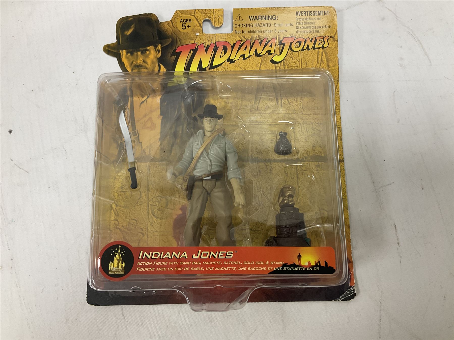Indiana Jones - Hasbro Raiders of the Lost Ark 'Cairo Ambush' Set; boxed; and eight carded action figures comprising Indiana Jones, German Soldiers, Young Indy, Ugha Warrior, Russian Soldier, Colonel Vogel, Dr. Henry Jones and Cemetery Warrior; all in unopened blister packs (9)