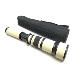 Opton MZ-5000 f-650 - 1300mm 1:8 - 16 lens, with soft case 