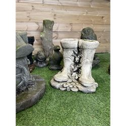Large quantity of cast stone garden ornaments  - THIS LOT IS TO BE COLLECTED BY APPOINTMENT FROM DUGGLEBY STORAGE, GREAT HILL, EASTFIELD, SCARBOROUGH, YO11 3TX
