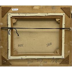 Barbara Gudrun Sibbons (German 1925-): Dutch Estuary Scene, oil on canvas signed 39cm x 49cm