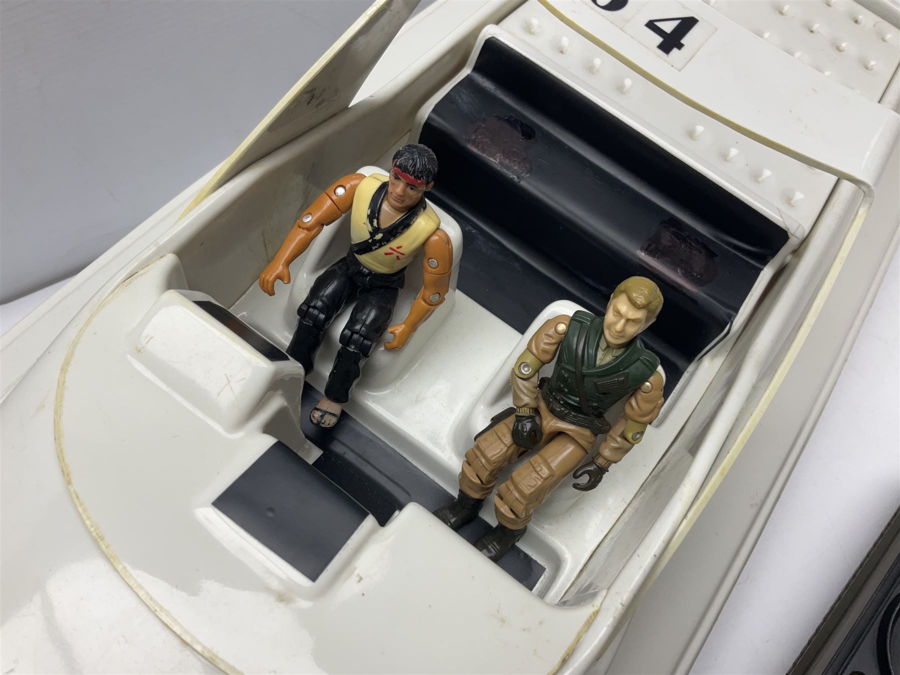 Control Freaks Eddie Stobart Ltd 1:18 scale remote controlled Scania Truck; boxed; and Graupner RC Motor-yacht Portofino II; boxed with control unit (2)