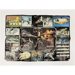 Star Wars - Darth Vader TIE-fighter; Darth Vader head and shoulder shaped figure collection box; 1983 & 1984 Return of the Jedi Annuals; Read Along Book and Tapes; and two posters