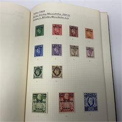Stamps including British occupation of Italian Colonies overprints, French Morocco stamps with Tanger overprints, surcharges etc, housed in two albums