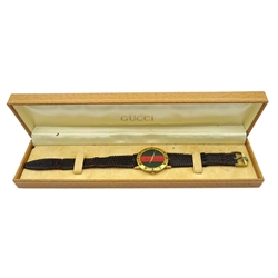  Gucci gentleman's 3000 M wristwatch, boxed  