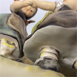 Large Hummel figure group by Goebel, Ring Around the Rosie, H19cm