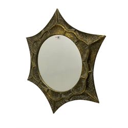 Starburst mirror, circular plate
