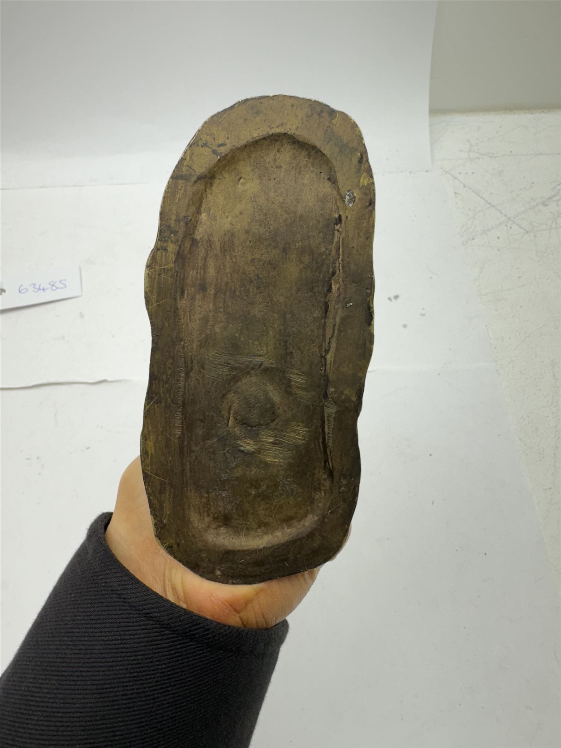 After William White; cold painted erotic bronze sculpture, modelled as a moveable group with stamp to the base, H12cm