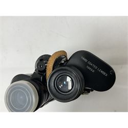 Pair of Regent 10x50 binoculars in case, together with a Storm Lexo Chronograph wristwatch
