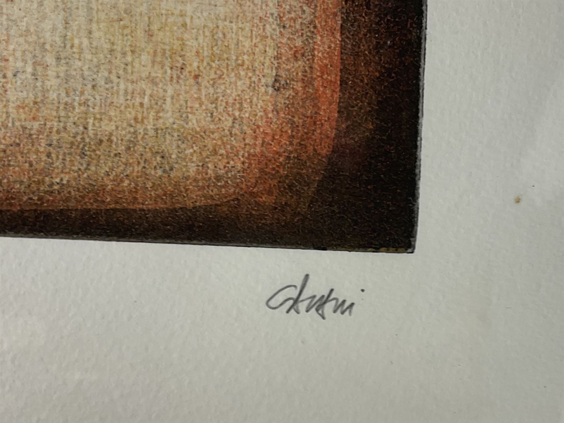 Renzo Galassi (Italian contemporary): 'Inys' and 'Zohan', pair screenprints signed titled and numbered 6/30 and 11/30, respectively, 64cm x 33cm (2) (unframed)