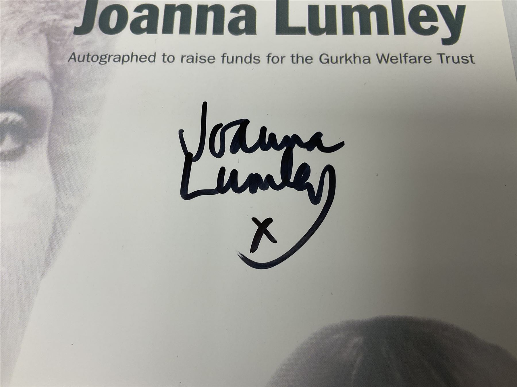 Dame Vera Lynn - collection of six signatures comprising TLS, album page and four colour photographs (including White Cliffs of Dover); signed photograph of John Mills; and signed photographs of film stars each with CoA including Bob Hope, Charlton Heston, Gene Autry, Sound of Music Julie Andrews and Christopher Plummer and Joanna Lumley