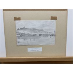 John Constable RA (British 1776-1837): 'Dover', pencil sketch titled and dated 1803, inscribed verso 14cm x 23cm