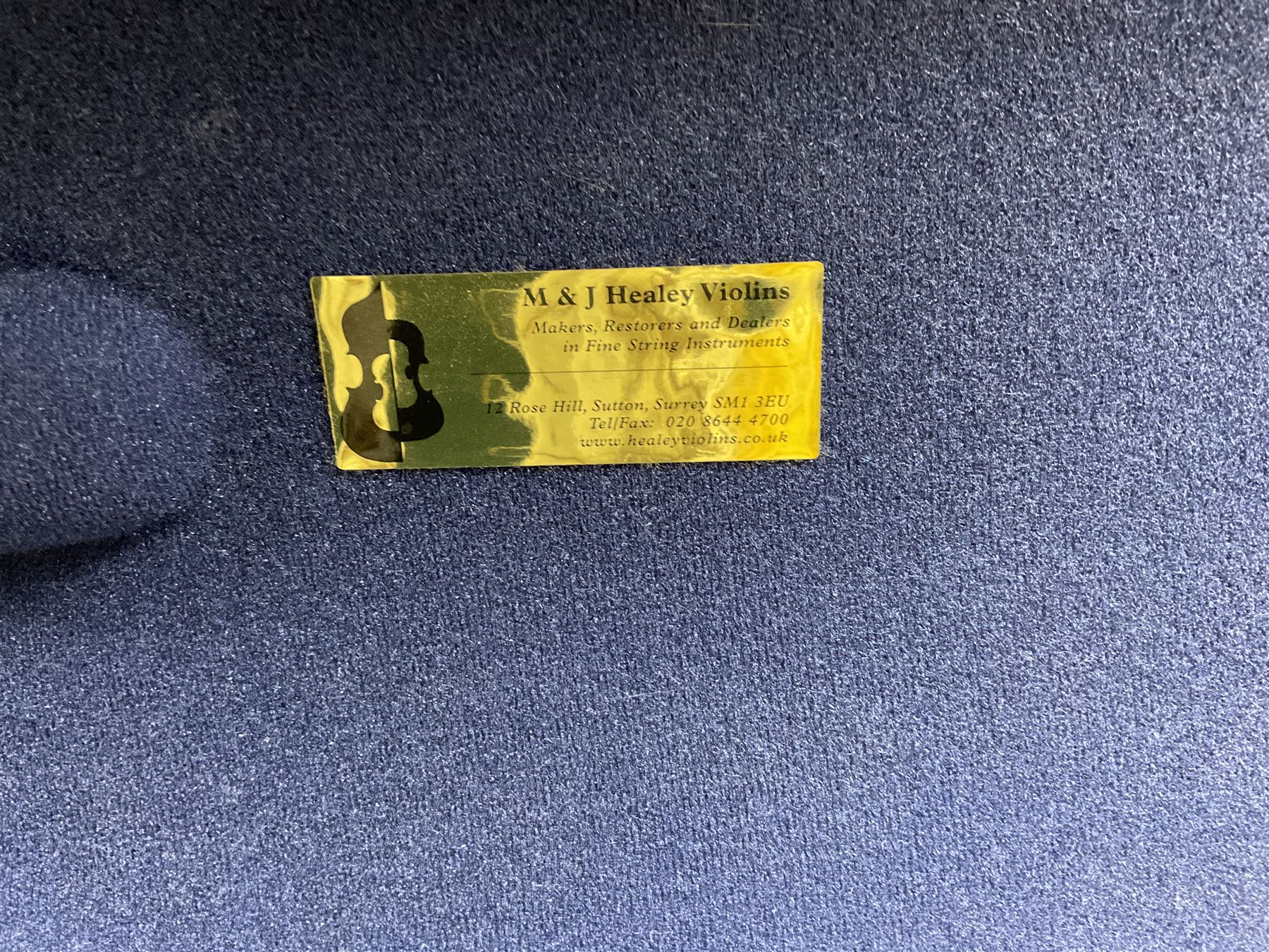 1920s continental large viola with 42cm two-piece maple back and ribs and wide grain sprucewood top with guarnerie sound holes, bears label 'Werner Alajos Budapest', overall length 69cm; in modern carrying case