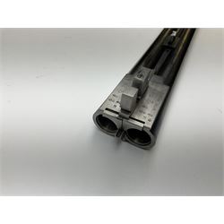 Very fine Westley Richards 12-bore side-by-side double barrel boxlock ejector live pigeon sporting gun, c1910, very heavy and thick 76.5cm blued tightly choked barrels with 2.5