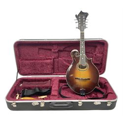 Eastman eight-string mandolin model MD514 2007 serial no.UK023 L68cm; in Hiscox hard carrying case
