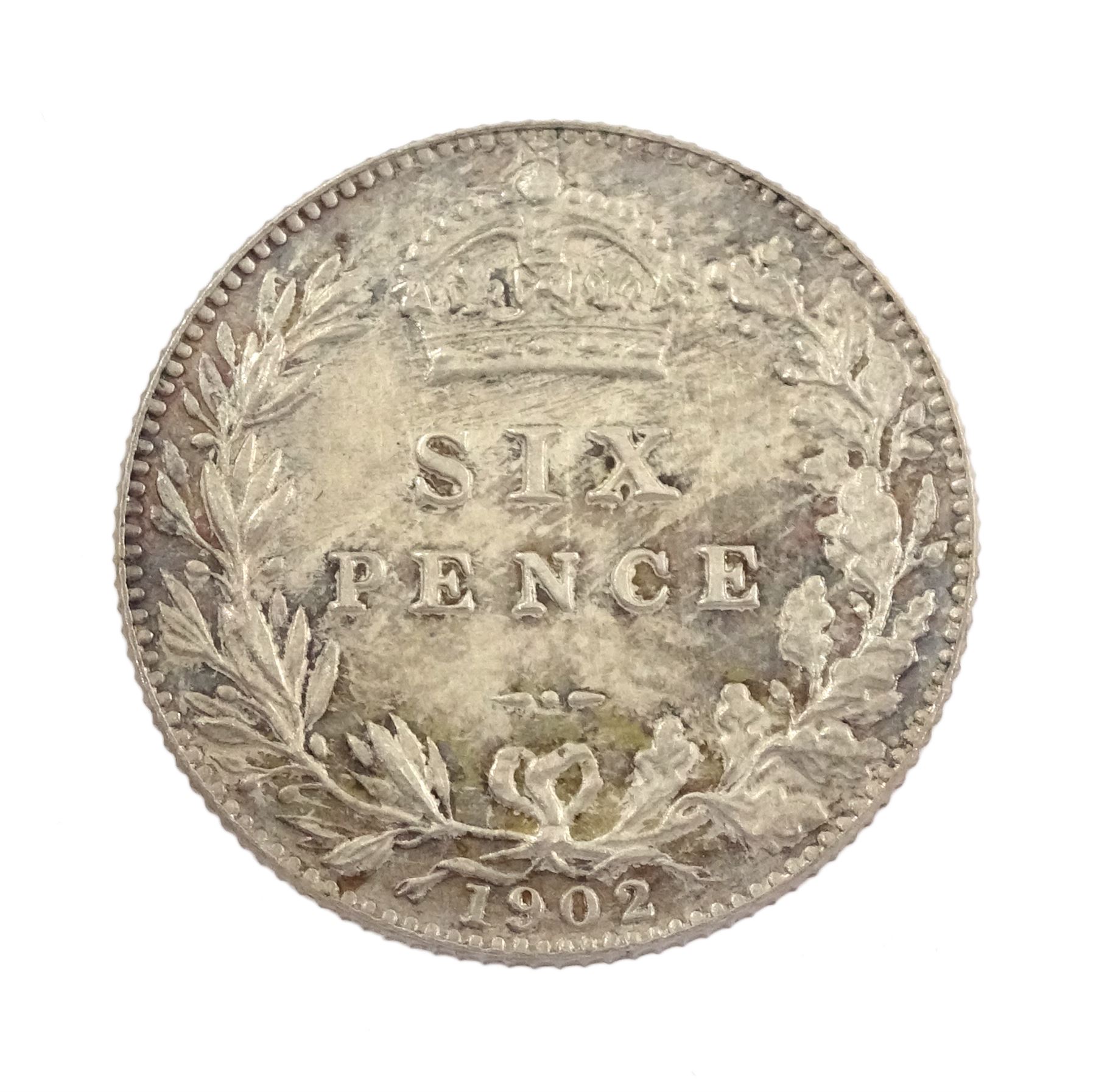 King Edward VII 1902 matt proof short coin set, comprising gold half sovereign and sovereign, silver maundy money set, sixpence, shilling, florin, halfcrown and crown, housed in the official dated case of issue