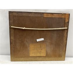 Joseph William Allen RBA (British 1803-1852): Ducks Swimming in River, watercolour signed and dated 1840, 19cm x 27cm 