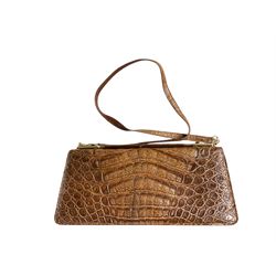 Leather trench coat, together with vintage handbag, camera, binoculars, ballard board  and other collectables 