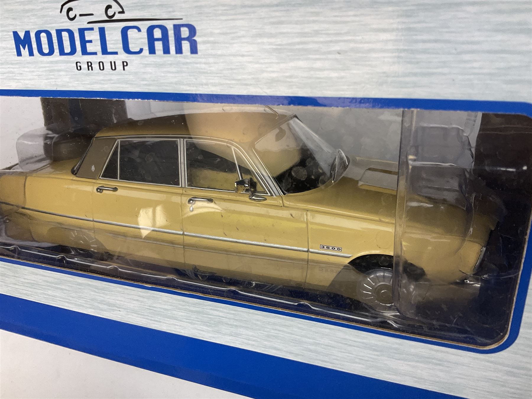 Model Car Group - three 1:18 scale models comprising Lada Niva, Citroen CX and Rover 3500; together with Kyosho Minicar Club 1:18 scale Mercedes Benz E-Class Sedan and Mattel Hot Wheels 1:18 scale TVR Speed 12; all boxed (5)