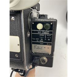 Bolex H16 RX5 camera body, serial no. 245758, with ' Kern Paillard Vario Switar 1:1.9 f=16-100mm POE Bolex H16RX' lens, Bolex 400ft magazine, etc, all in Bolex large flight case