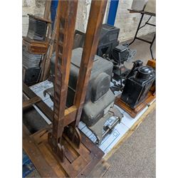 Thornton-Pickard Artist Enlarger, Thornton Pickard Imperial Enlarger, The Newton Epidiascope, Ensign Super Sixteen projector, wooden frame, etc