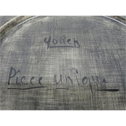  Youen for Quimper plate 'Piece Unique', L25cm   