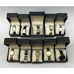 Ten Royal London gentleman's and ladies quartz wristwatches, all boxed mostly with papers