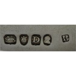 George III silver salad server by Richard Crossley, London 1791 and a George III silver basting spoon by Peter & Ann Bateman, London 1799, both Old English pattern with crest, approx 6.7oz