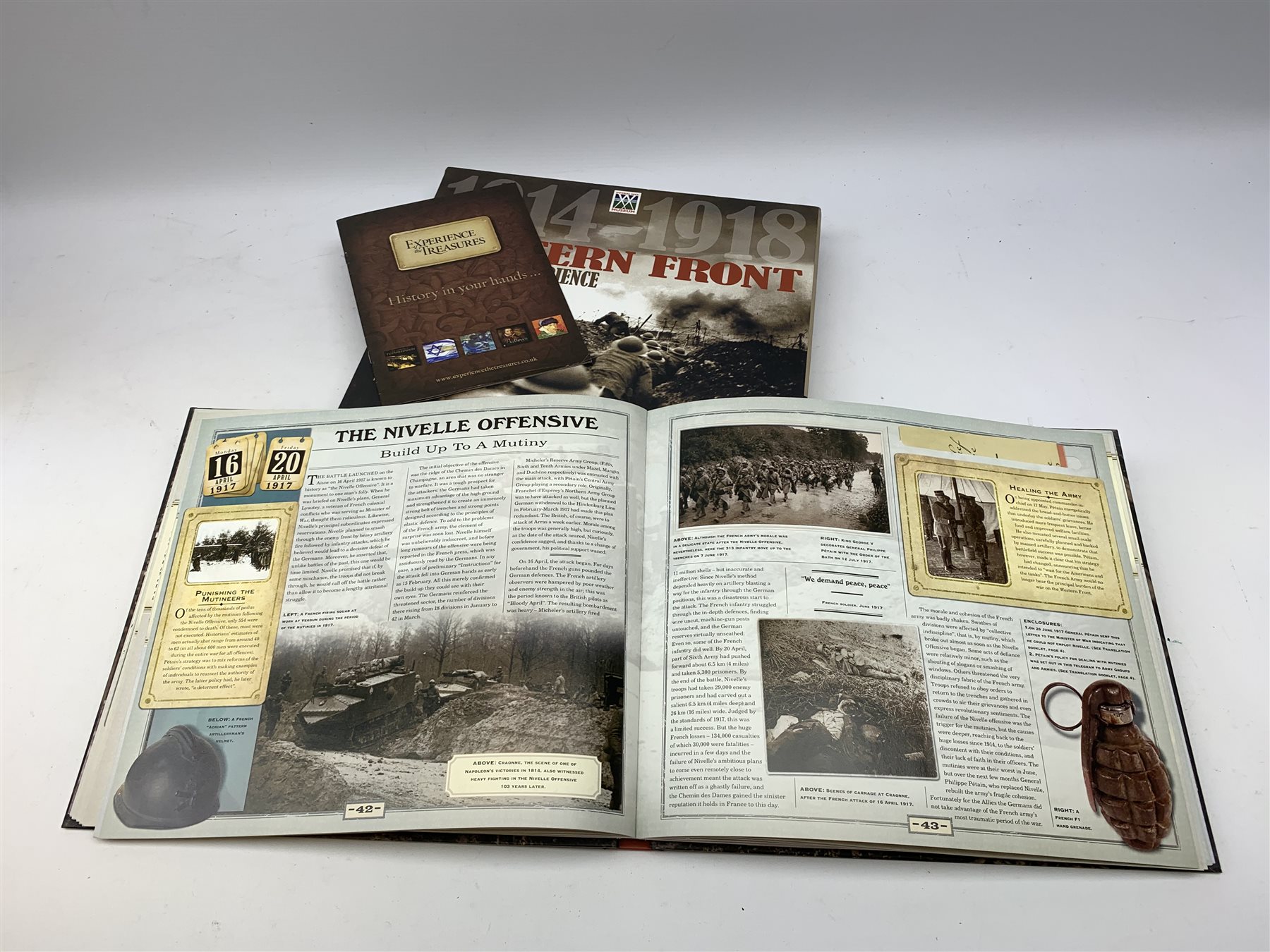 Nineteen modern books including The Western Front Experience by Gary Sheffield in slip case, boxed set of three on WW1 etc; together with a boxed set of 20th Century Warfare CD-ROMS etc