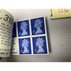 GPO pre -decimal stamp booklets and other stamp booklets, some being complete
