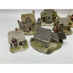 Twenty Lilliput Lanes, including The Chocolate House, Chiltern Mill, Blaise Hamlet, St Kevin Church, some with deeds and original boxes