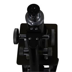 Mid 20th century W.Watson & Sons Ltd Service II microscope, no. 115096, in fitted carry case, originally sold by the Grant Museum of Zoology and Comparative Anatomy on behalf of the Department of Biology, University College London