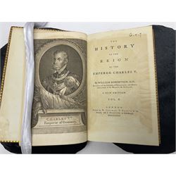 William Robertson; The History of the Reign of the Emperor Charles V, in four volumes, W.S Strahan 1955