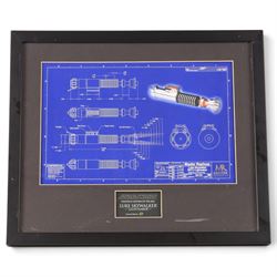 Master Replicas Star Wars Luke Skywalker's Lightsaber no. SW-102,  1:1 scale, in box with outer cardboard sleeve, with certificate, separate acrylic display case and plaque, limited edition no. 2045/2500