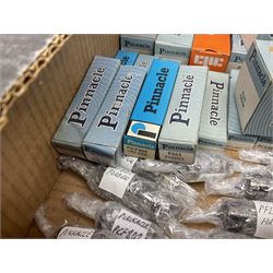 Collection of Pinnacle thermionic radio valves/vacuum tubes including PL509, PL519, PY500A, PL608, PCL86, the majority in original boxes, approximately 105 
