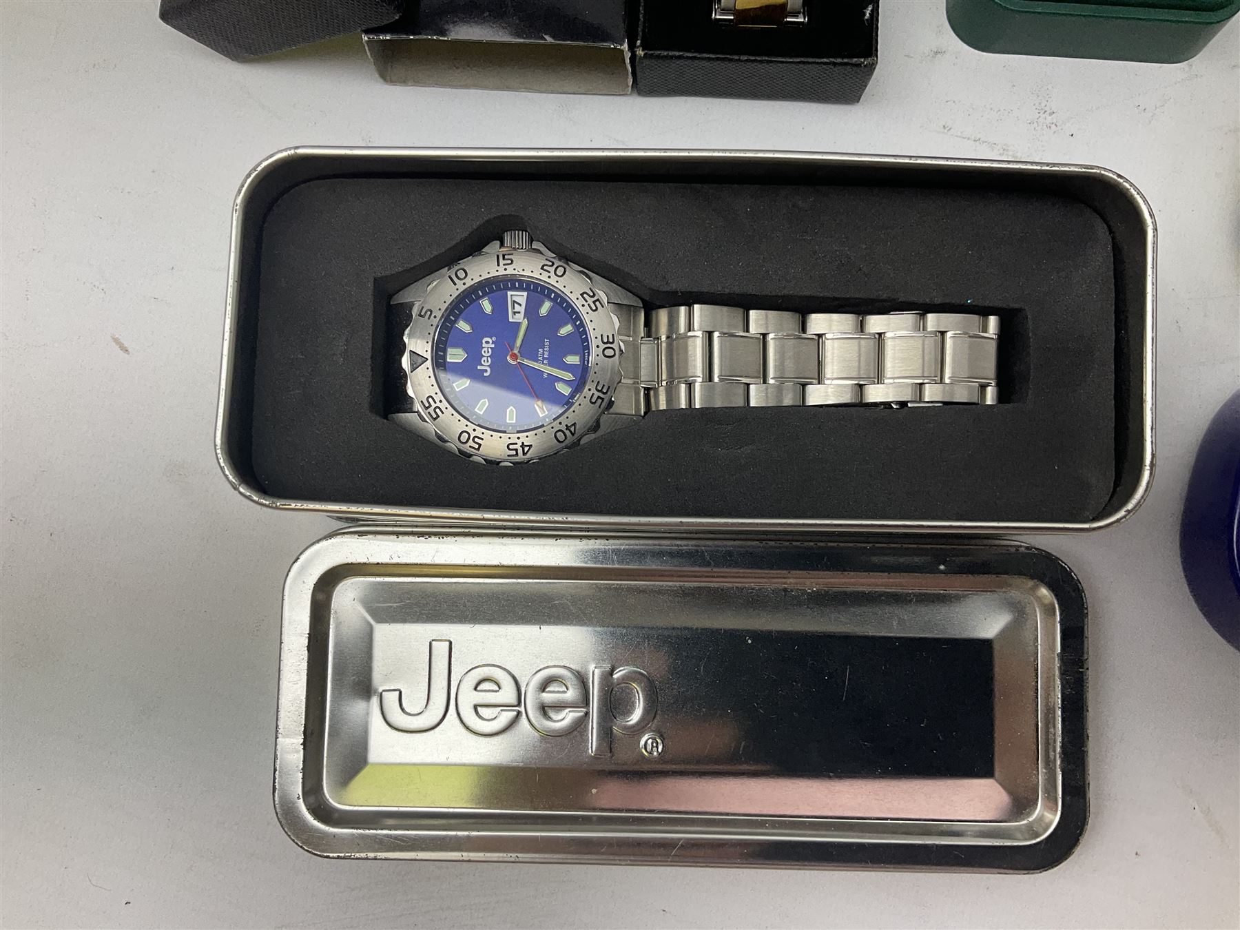 Collection of wristwatches including Curtis Liberty, eight Claude Valentini, Jeep, Limit, Avia, Philip Persio and Sekonda (27)