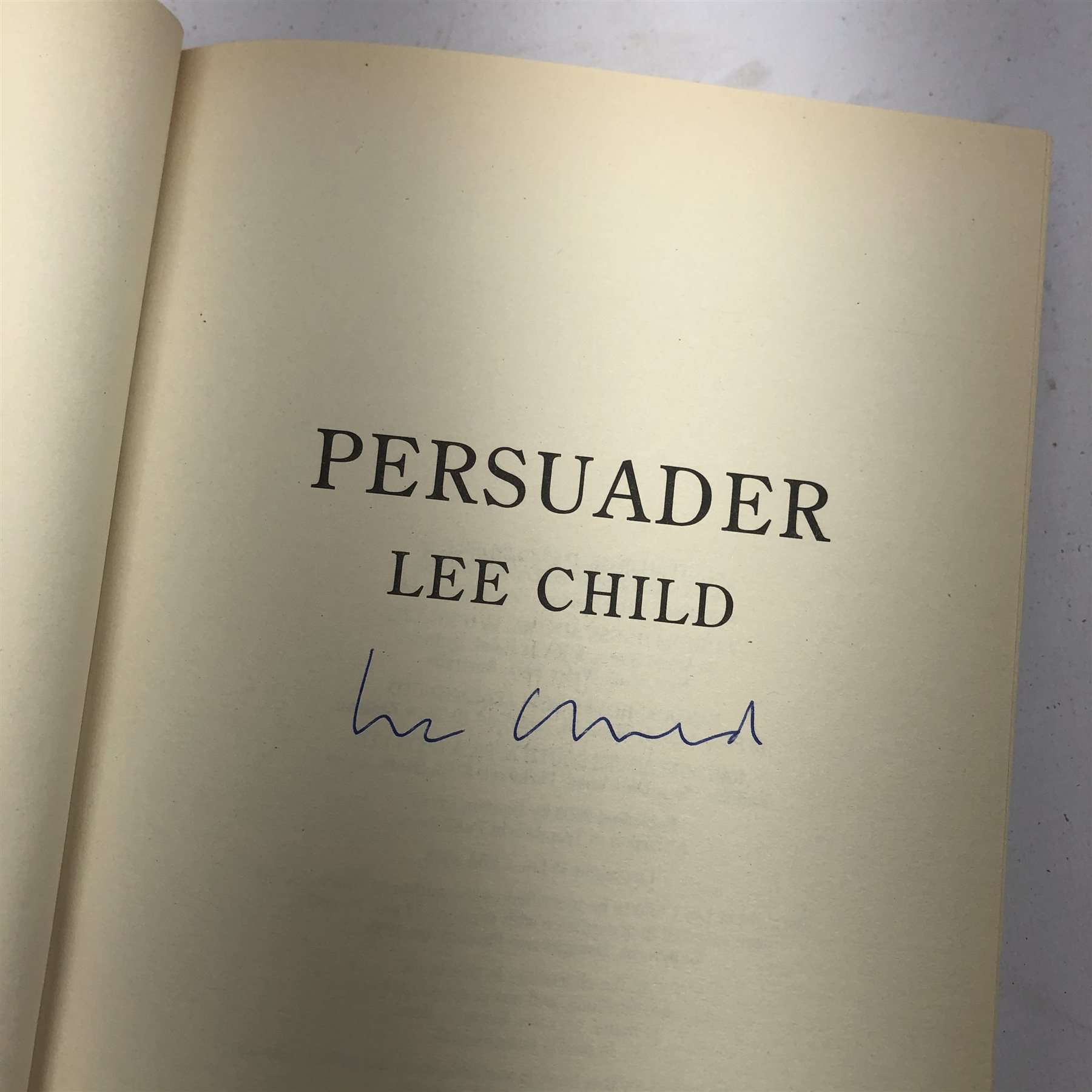  Signed first editions comprising Lee Child: One Shot, Persuader & Past Tense Daniel Cole: Ragdoll Joanne Harris: The Lollipop Shoes Matthew Reilly: Scarecrow (hardbacks) and Kate Ellis: The Marriage Hearse (paperback) (7)   