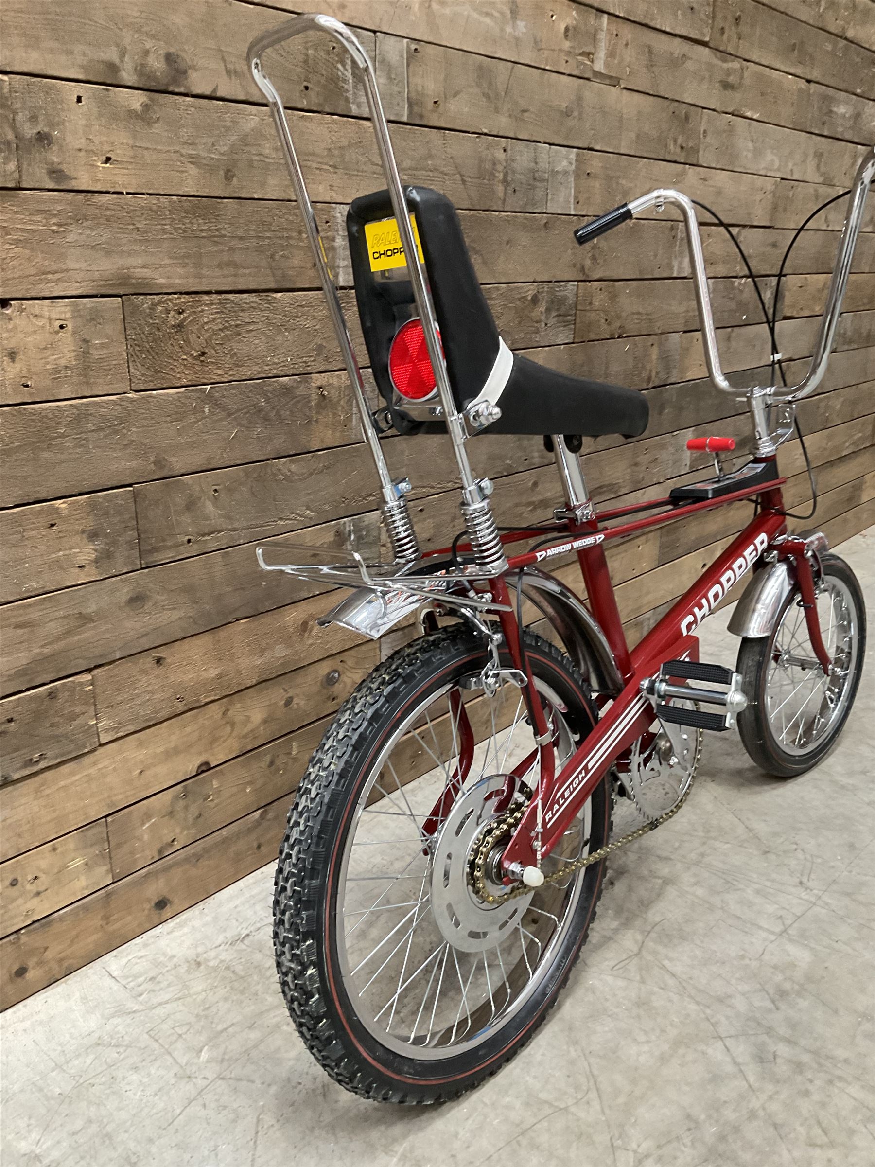 Raleigh Chopper Mk2 Arrow Wedge bicycle, fully restored and rechromed