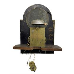 John Bancroft of Scarborough - a fine late George III 8-day mahogany longcase clock, with an elaborate pagoda pediment, brass ball and eagle finials and oval conch shell inlay, break arch hood door flanked by reeded pilasters with brass Corinthian capitals, trunk with inlaid canted corners and a break arch trunk door with 