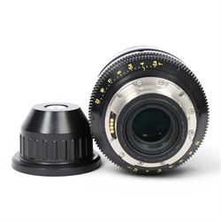 Cooke Mini S4/i 75mm T2.8 prime lens with PL mount, serial no. 8075-0714, with front and back lens caps
