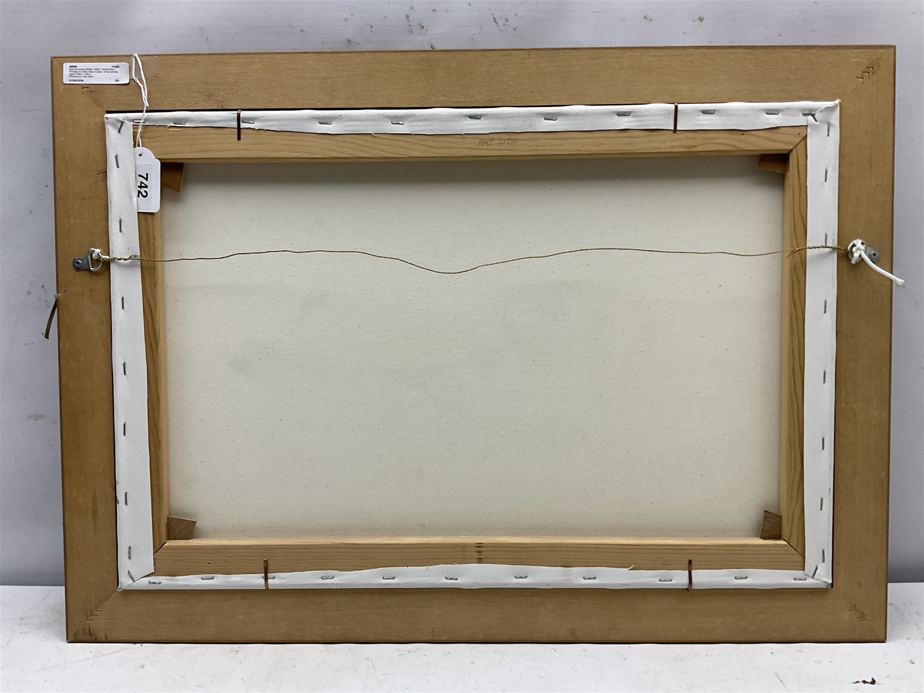 Ivan Berryman (British 1958-): Naval Ship's Portrait of a Dido-Class Cruiser, oil on canvas signed 39cm x 59cm 
Provenance: with Bosleys Military Auctioneers Marlow 1st Sept. 2010 Lot 742

