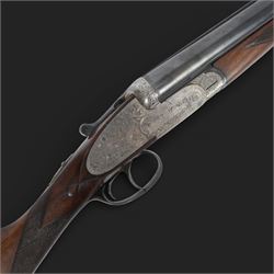 Garbi Black Sabel De Luxe, 12 bore double trigger sidelock ejector, side by side double ba...