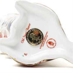 Royal Crown Derby Beaver and Bulldog paperweights, each with gold stopper, boxed (2)