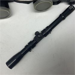 Pair of Asahi Pentax Prism binoculars, a pair of Dolland binoculars, other binoculars, including cased examples and a Miranda Pro 3 tripod