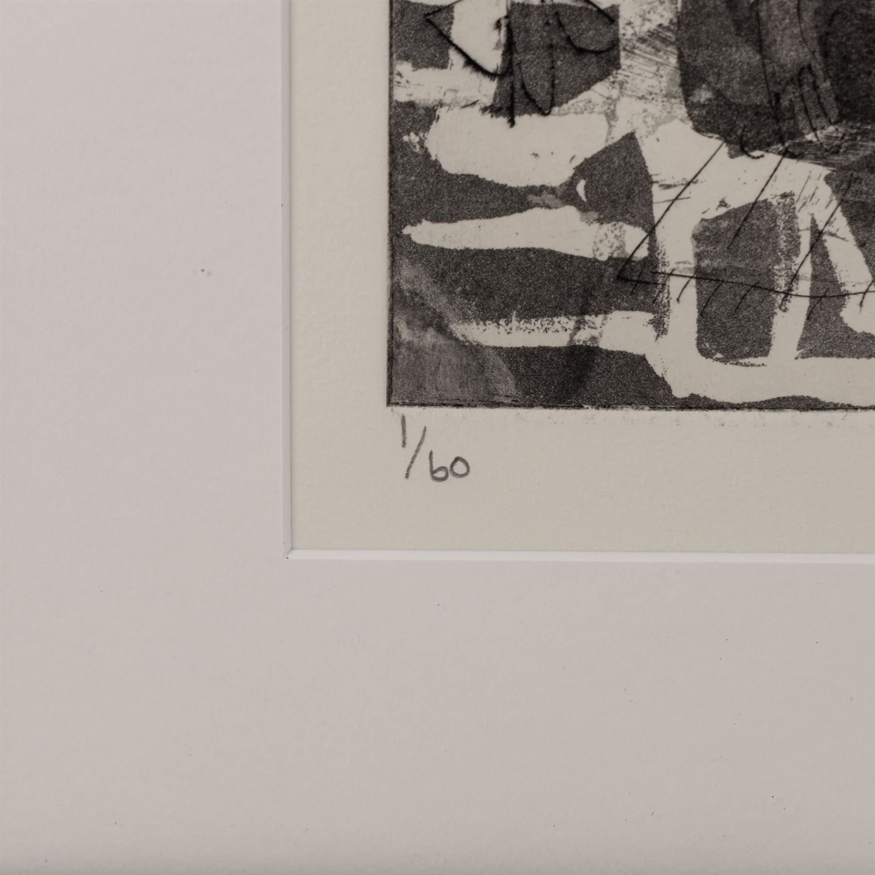 Kane Cunningham (British 1961-): 'Reclining Nude', limited edition etching with aquatint signed titled and numbered 1/60 in pencil 29.5cm x 33cm