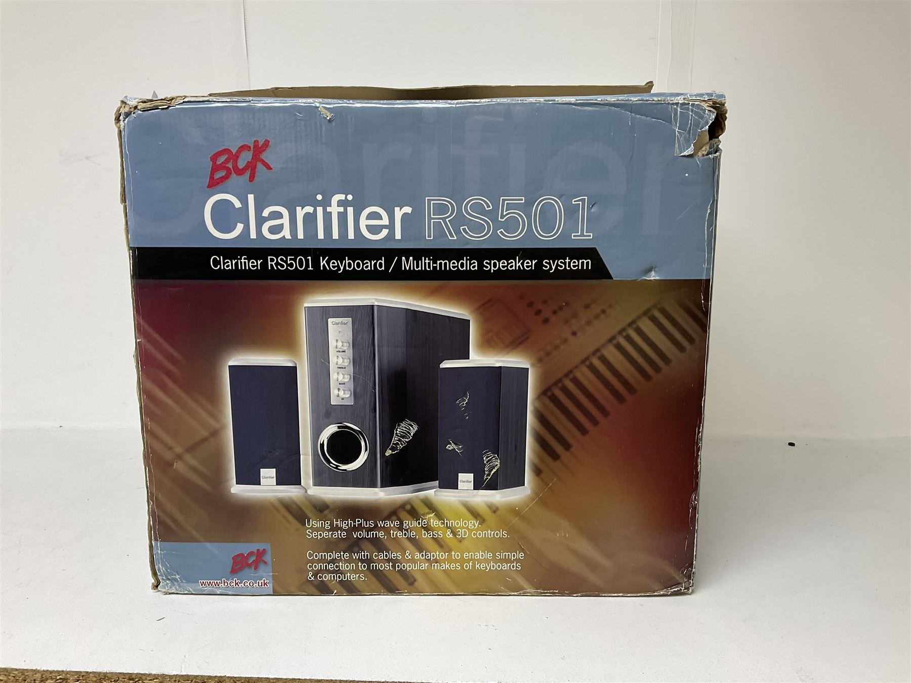 Clarifier RS501 keyboard speaker, in box