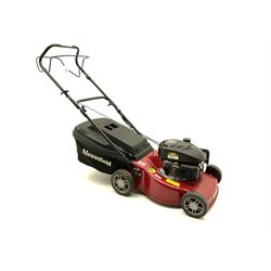 Mountfield WA45 petrol lawnmower with grass collector