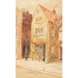 John Wynne Williams (British fl.1900-1920): The Three Mariners Inn, Low Conduit Street, Kind Richard III House, and two further Scarborough views, set of five watercolours signed max 25cm x 15cm (5)