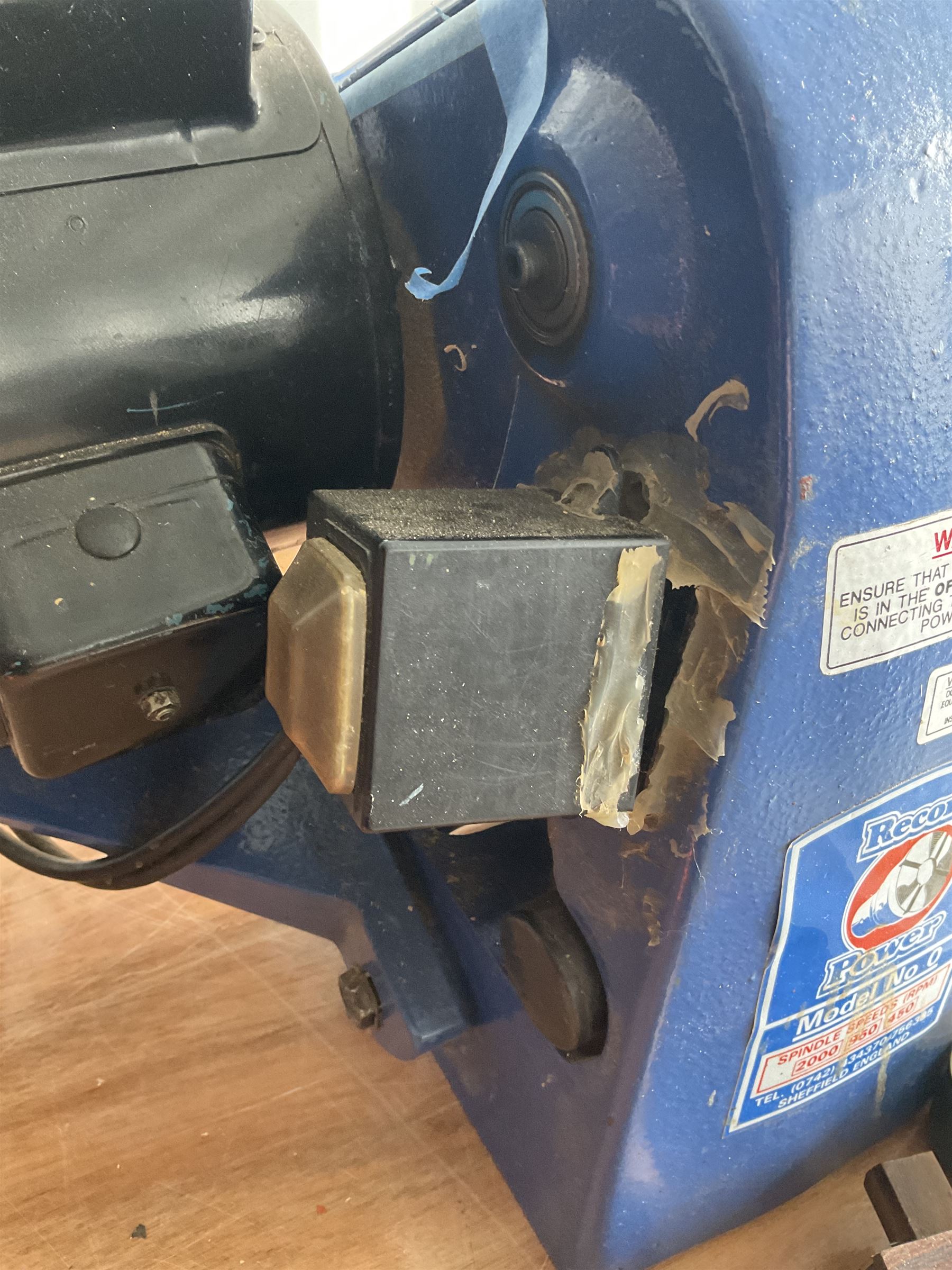 Record Model No 0 woodworking lathe with accessories  - THIS LOT IS TO BE COLLECTED BY APPOINTMENT FROM DUGGLEBY STORAGE, GREAT HILL, EASTFIELD, SCARBOROUGH, YO11 3TX