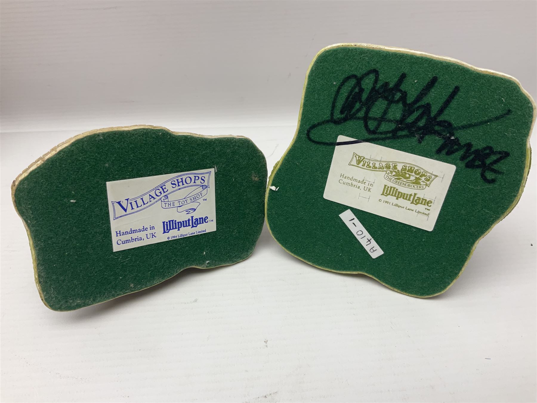 Thirteen Lilliput Lanes from the Shops Collection, including Apothecary, Horologist, China Shop, Penny Sweets, H Samuel etc, all with deeds and original boxes 