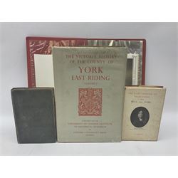 The Victoria History of The County of York East Riding. 1969. Volume 1 with dustjacket; and quantity of books and booklets of Hull and East Riding, East Coast and Humber interest